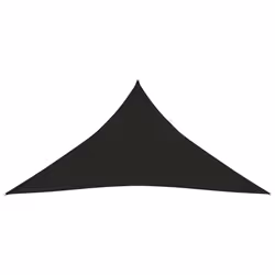 vidaXL Sunshade Sail 160 g/mÂ² Black 4x5x5 m HDPE Outdoor Sunscreen Canopy