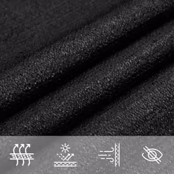 vidaXL Sunshade Sail Canopy Screen Balcony Awning Canopy HDPE Rectangular - black, 5 x 7 x 7 m - Additional view 6