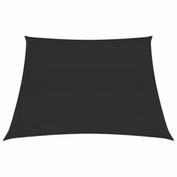 vidaXL Sunshade Sail 160 g/mÂ² Black 3/4x2 m HDPE Sunscreen Patio Shade Canopy