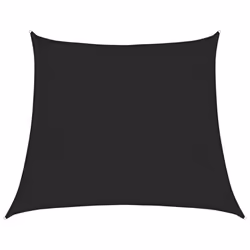 vidaXL Sunshade Sail Shade Canopy Sun Sail Tarp Screen Balcony Awning HDPE - black, 4/5 x 4 m