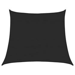 vidaXL Sunshade Sail Shade Canopy Sun Sail Tarp Screen Balcony Awning HDPE - black, 4/5 x 4 m