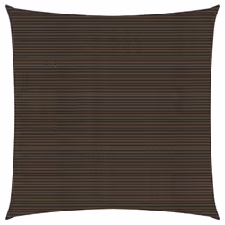 vidaXL Sunshade Sail 160 g/mÂ² Brown 5x5 m HDPE Garden Patio Canopy Awning