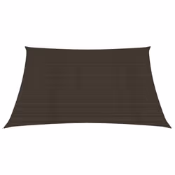 vidaXL Sunshade Sail 160 g/mÂ² Brown 5x5 m HDPE Garden Patio Canopy Awning