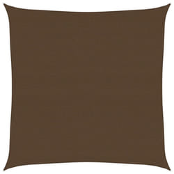 vidaXL Sunshade Sail 160 g/mÂ² Brown 6x6 m HDPE Garden Patio Canopy Awning