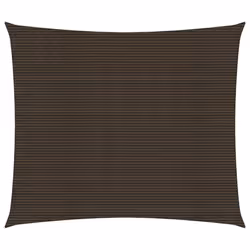 vidaXL Sunshade Sail 160 g/m² Brown 2x2.5 m HDPE Garden Patio Canopy Awning