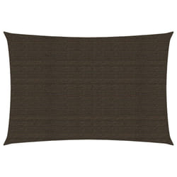 vidaXL Sunshade Sail 160 g/mÂ² Brown 2x4.5 m HDPE Garden Patio Canopy Awning