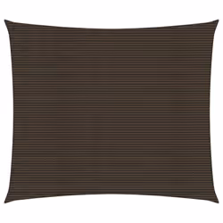 vidaXL Sunshade Sail 160 g/mÂ² Brown 2.5x3 m HDPE Balcony Sunscreen Canopy