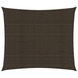 vidaXL Sunshade Sail 160 g/mÂ² Brown 2.5x3 m HDPE Balcony Sunscreen Canopy