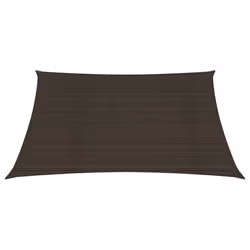 vidaXL Sunshade Sail 160 g/mÂ² Brown 2.5x3 m HDPE Balcony Sunscreen Canopy