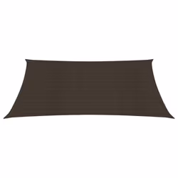 vidaXL Sunshade Sail 160 g/mÂ² Brown 2.5x4.5 m HDPE Outdoor Sunscreen Canopy