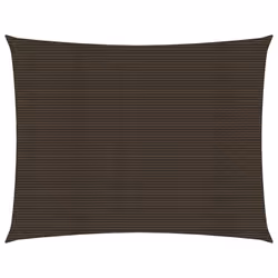 vidaXL Sunshade Sail 160 g/mÂ² Brown 3x4 m HDPE Garden Patio Canopy Awning