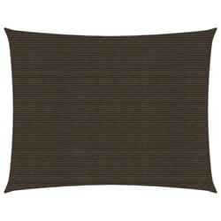 vidaXL Sunshade Sail 160 g/mÂ² Brown 3x4.5 m HDPE Garden Patio Canopy Awning