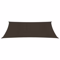vidaXL Sunshade Sail 160 g/mÂ² Brown 3x6 m HDPE Balcony Garden Sunscreen Canopy