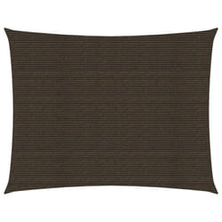 vidaXL Sunshade Sail 160 g/mÂ² Brown 6x7 m HDPE Balcony Garden Sunscreen Canopy