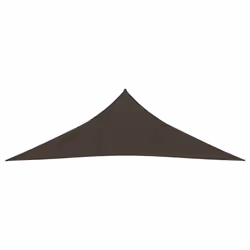 vidaXL Sunshade Sail 160 g/mÂ² Brown 3.5x3.5x4.9 m HDPE Patio Sunscreen Canopy