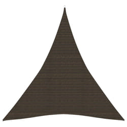 vidaXL Sunshade Sail 160 g/mÂ² Brown 4x5x5 m HDPE Sunscreen Patio Shade Canopy