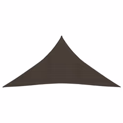 vidaXL Sunshade Sail 160 g/mÂ² Brown 4x5x5 m HDPE Sunscreen Patio Shade Canopy - Additional view 2