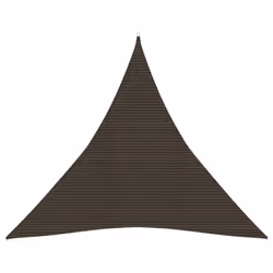 vidaXL Sunshade Sail 160 g/mÂ² Brown 5x5x5 m HDPE Sunscreen Patio Shade Canopy