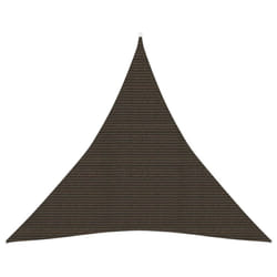 vidaXL Sunshade Sail 160 g/mÂ² Brown 5x5x5 m HDPE Sunscreen Patio Shade Canopy
