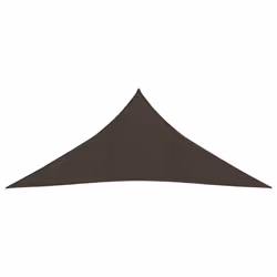 vidaXL Sunshade Sail 160 g/mÂ² Brown 5x5x5 m HDPE Sunscreen Patio Shade Canopy
