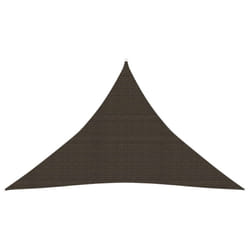 vidaXL Sunshade Sail 160 g/mÂ² Brown 5x5x6 m HDPE Outdoor Sunscreen Canopy