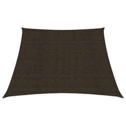 vidaXL Sunshade Sail 160 g/mÂ² Brown 3/4x2 m HDPE Sunscreen Patio Shade Canopy