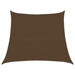vidaXL Sunshade Sail Shade Canopy Sun Sail Tarp Screen Balcony Awning HDPE - brown, 3/4 x 3 m