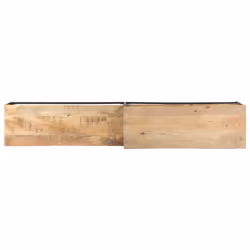 vidaXL Rough Mango Wood TV Cabinet Media Unit Standing Lowboard Furniture - Additional view 4