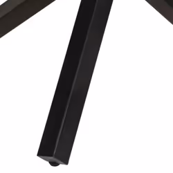 vidaXL Dining Table Round 100x100x75 cm Rough Mango Wood - Additional view 4