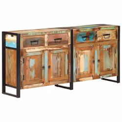vidaXL Sideboard Wooden Sideboard Storage Cabinet Cupboard Wooden Side Cabinet