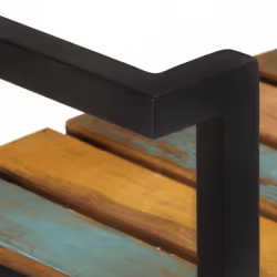vidaXL Kitchen Trolley Solid Reclaimed Wood Cart Shelf Dining Room Furniture - Additional view 5