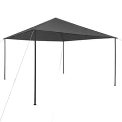 vidaXL Gazebo 4x4x3 m Anthracite 180 g/mÂ² Garden Canopy Shelter Pavilion