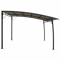 vidaXL Garden Sunshade Awning 3x3x2.55 m Taupe Canopy Shelter Outdoor Shade