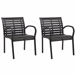 VidaXL 312034, Terrace, Plastic, Steel, Black, 110 kg, 560 mm, 600 mm