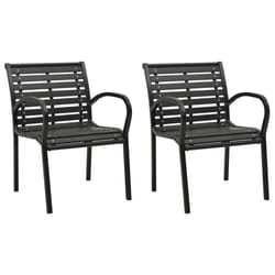 VidaXL 312034 outdoor chair Terrace Plastic, Steel Black