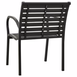 VidaXL 312034 outdoor chair Terrace Plastic, Steel Black - Additional view 5