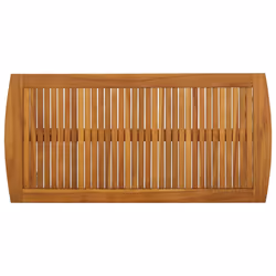 vidaXL Solid Acacia Wood Coffee Table Wooden Couch Sofa Accent Table Tea Desk