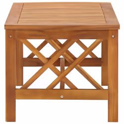 vidaXL Solid Acacia Wood Coffee Table Wooden Couch Sofa Accent Table Tea Desk