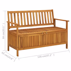 VidaXL 310279 outdoor bench Acacia wood - Additional view 8