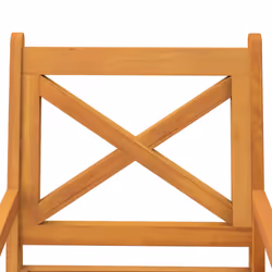 vidaXL 2/3/4/6/8x Solid Wood Acacia Outdoor Dining Chairs Kitchen Accent Chair - 3 - Additional view 6