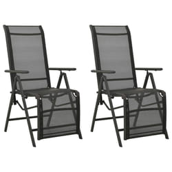VidaXL 312195 outdoor chair Terrace Aluminium Black