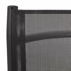 VidaXL 312195 outdoor chair Terrace Aluminium Black - Additional view 8