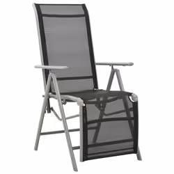 VidaXL 312197, Terrace, Aluminium, Black, Silver, 585 mm, 690 mm, 1100 mm