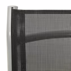 VidaXL 312197 outdoor chair Terrace Aluminium Black, Silver - Additional view 7