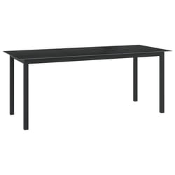 VidaXL 312202 outdoor table Black