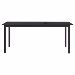 VidaXL 312202 outdoor table Black