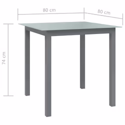 VidaXL 312203 outdoor table Grey - Additional view 5
