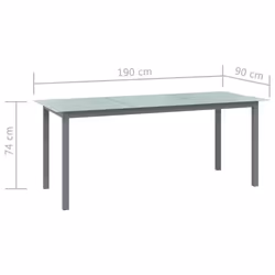 VidaXL 312205 outdoor table Grey - Additional view 5