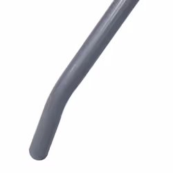 vidaXL Garden Table Light Grey Steel and Glass End Side Coffee Desk Outdoor - Additional view 3