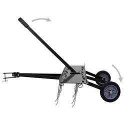 vidaXL Scarifier for Ride-on Mower Moss Remover Lawn Dethatcher Rake Garden - Additional view 5